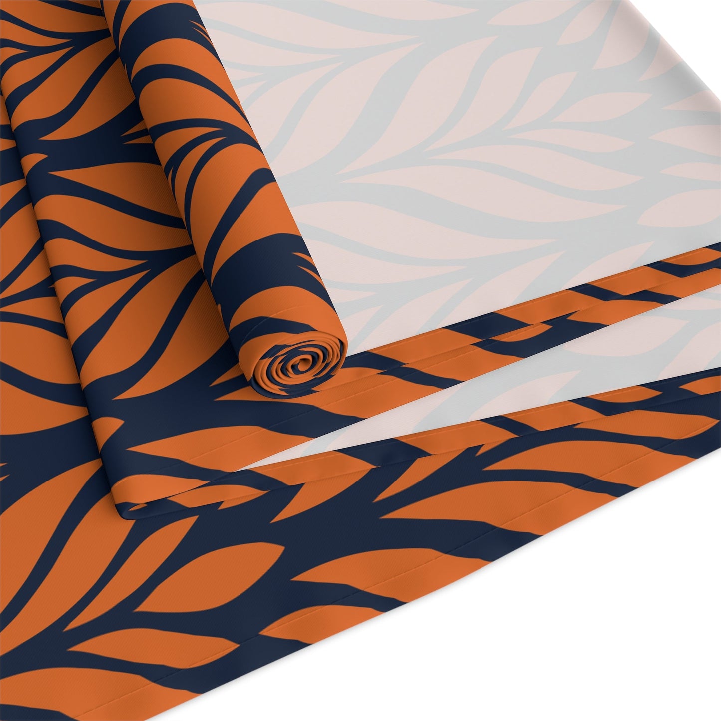 Table Runner | Orange & Blue | Palm