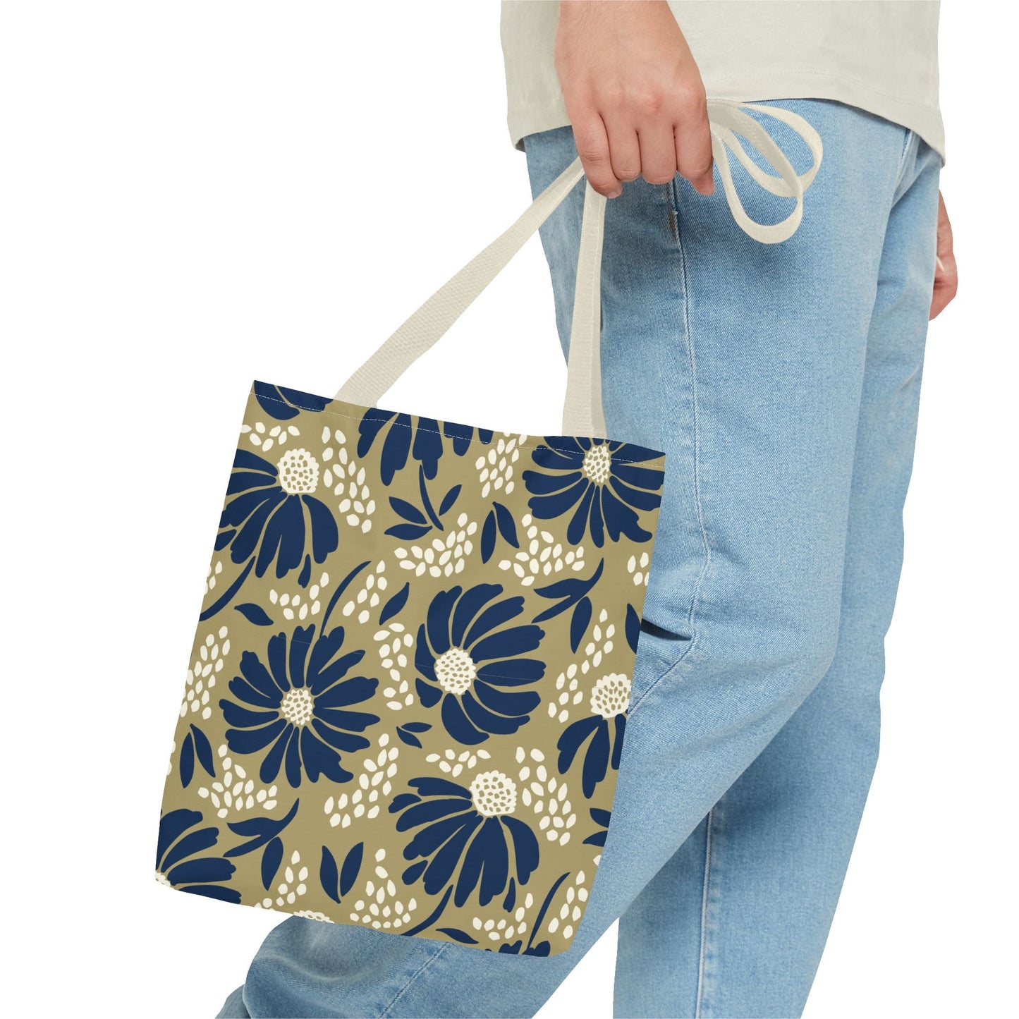 Tote Bag | Blue & Gold | Bellis
