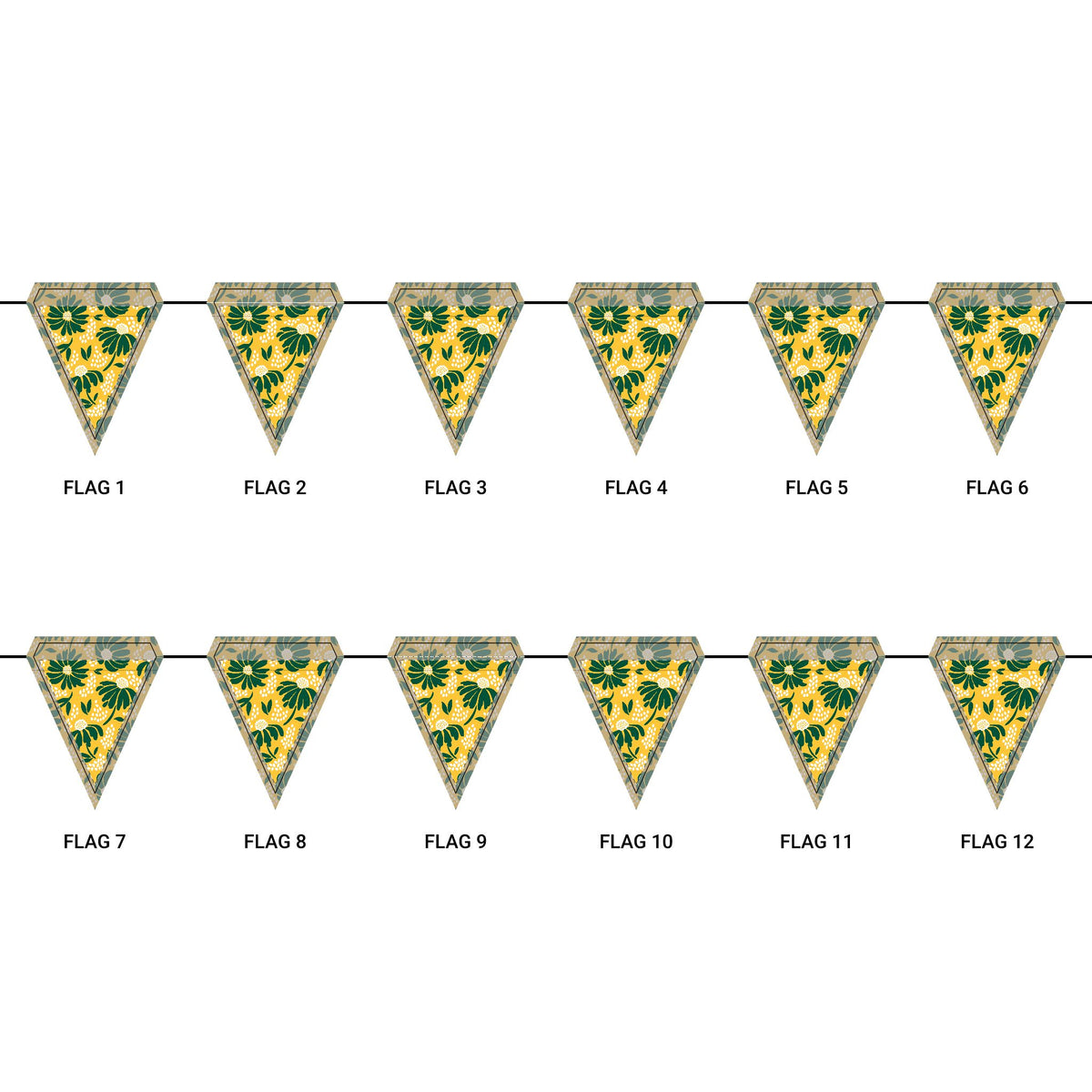 Flag Garland | Fairfax, Virginia | Bellis