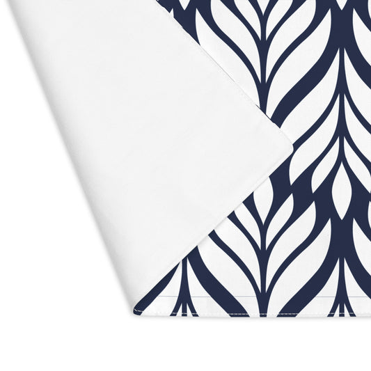 Placemat | Navy & White | Palm