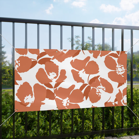 Banner | Dark Orange & White | Poppy