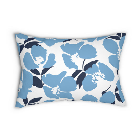Pillow | Light Blue & White | Poppy