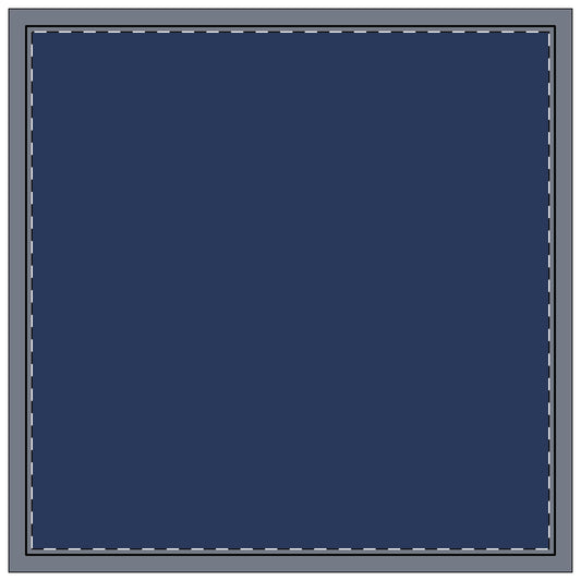 Napkin 4-set | Charlottesville, Virginia | Dark (Blue)