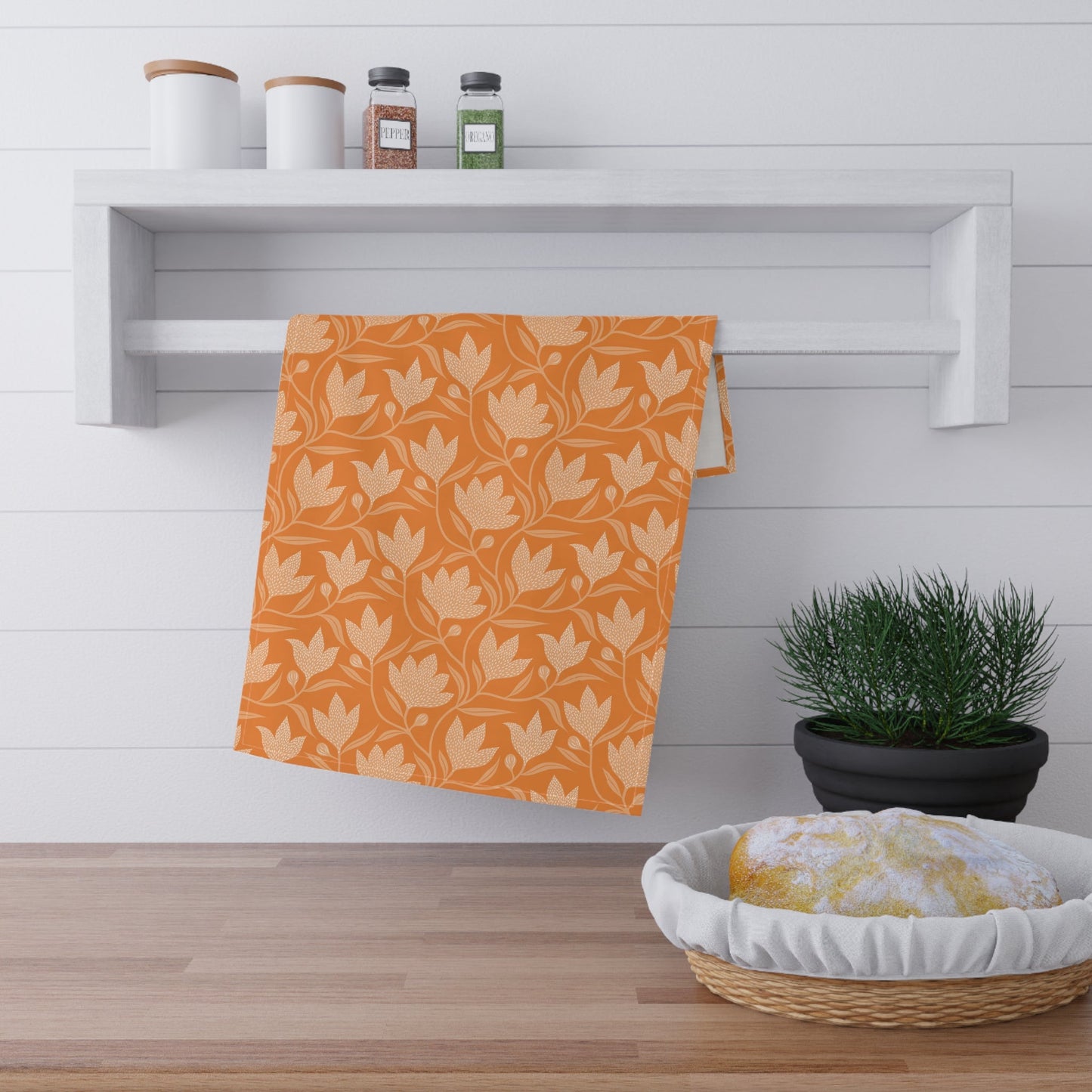 Tea Towels | Orange & White | Magnolia