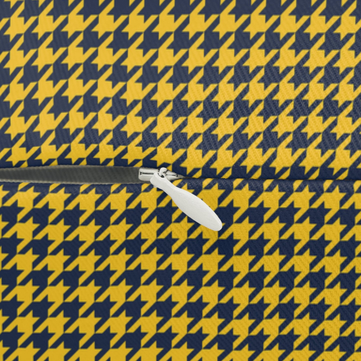 Pillow | Yellow & Blue | Houndstooth