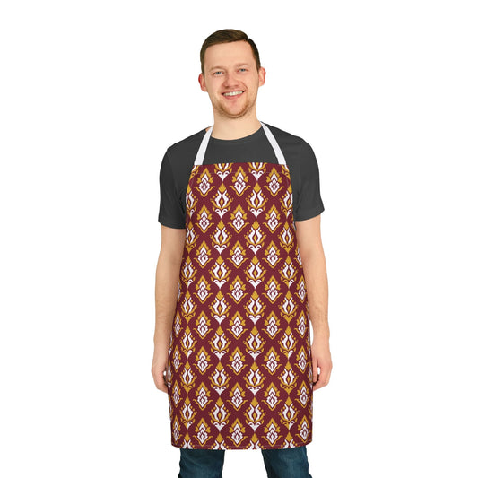 Apron | Red & Yellow | Ikat