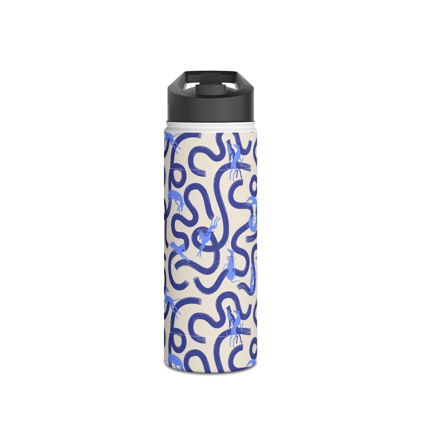 Insulated Water Bottle | Greyhounds | Blue Ribbon