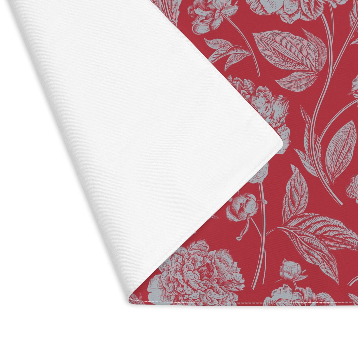 Placemat | Red & Gray | Peony