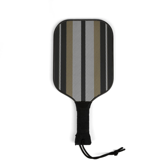 Pickleball Paddle Kit | Black & Gold | Stripe
