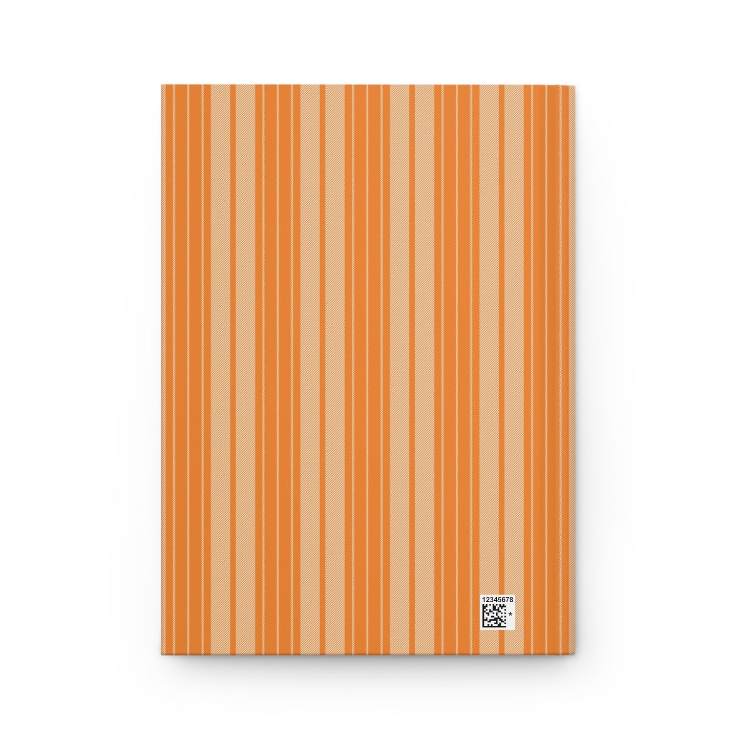 Journal | Orange & White | Stripe