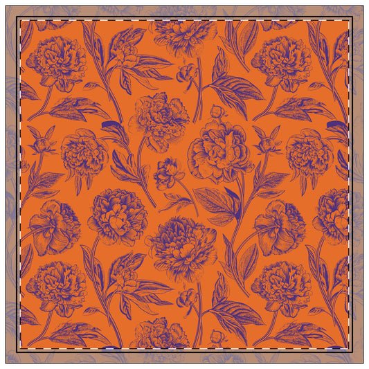 Napkin 4-set | Clemson, South Carolina | Peony
