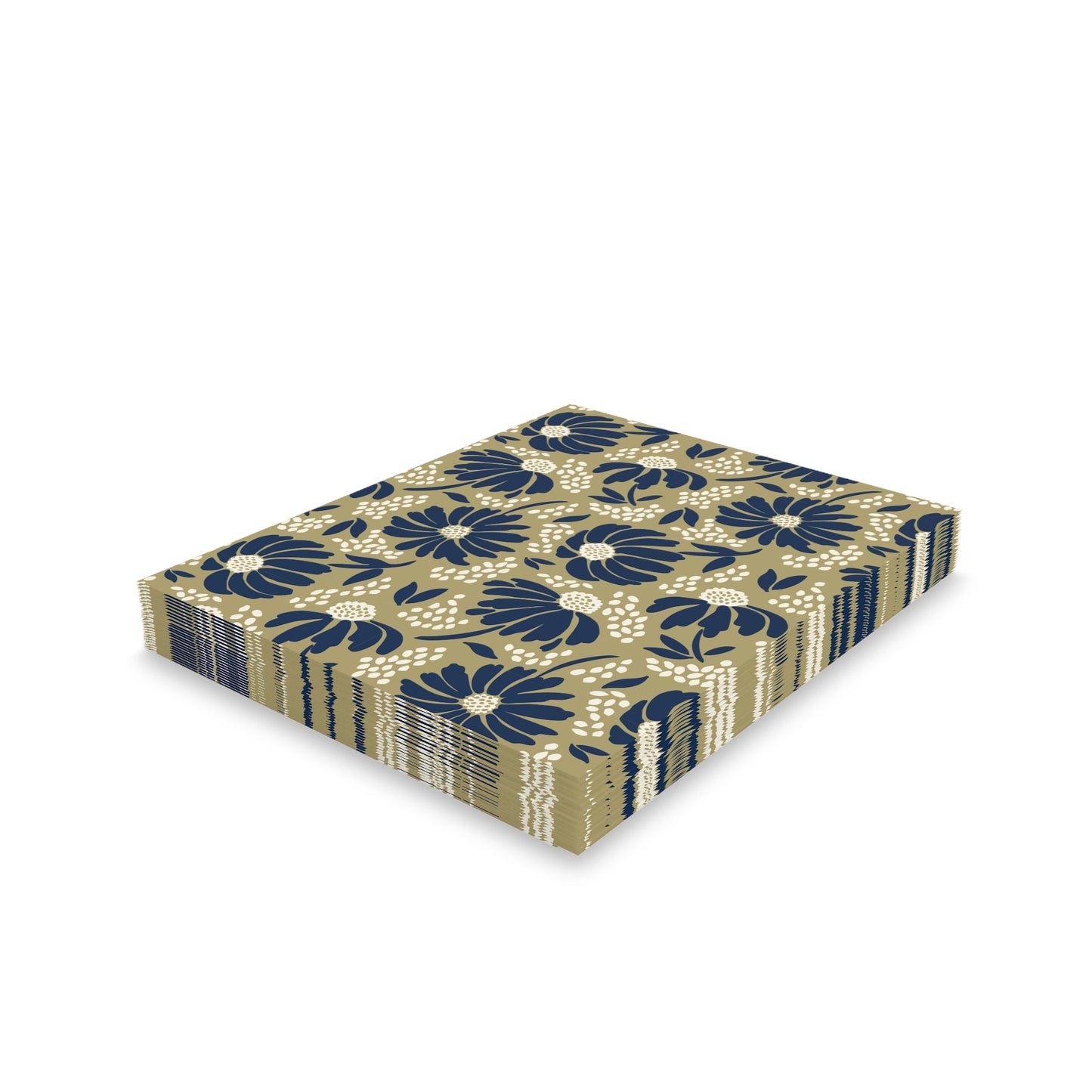 Notecards Set | Blue & Gold | Bellis