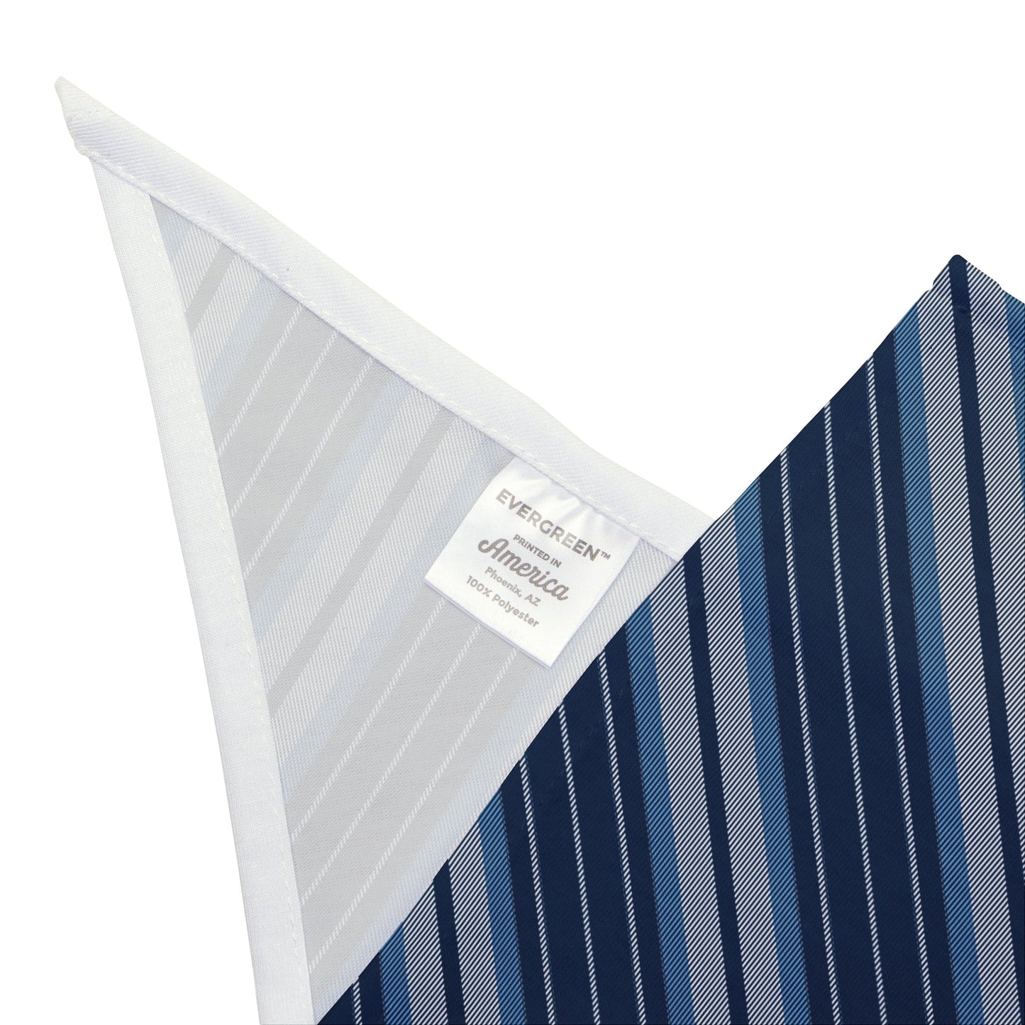 Pet Bandana | Light Blue & White | Stripe