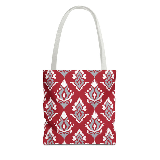 Totes | Red & Gray | Ikat