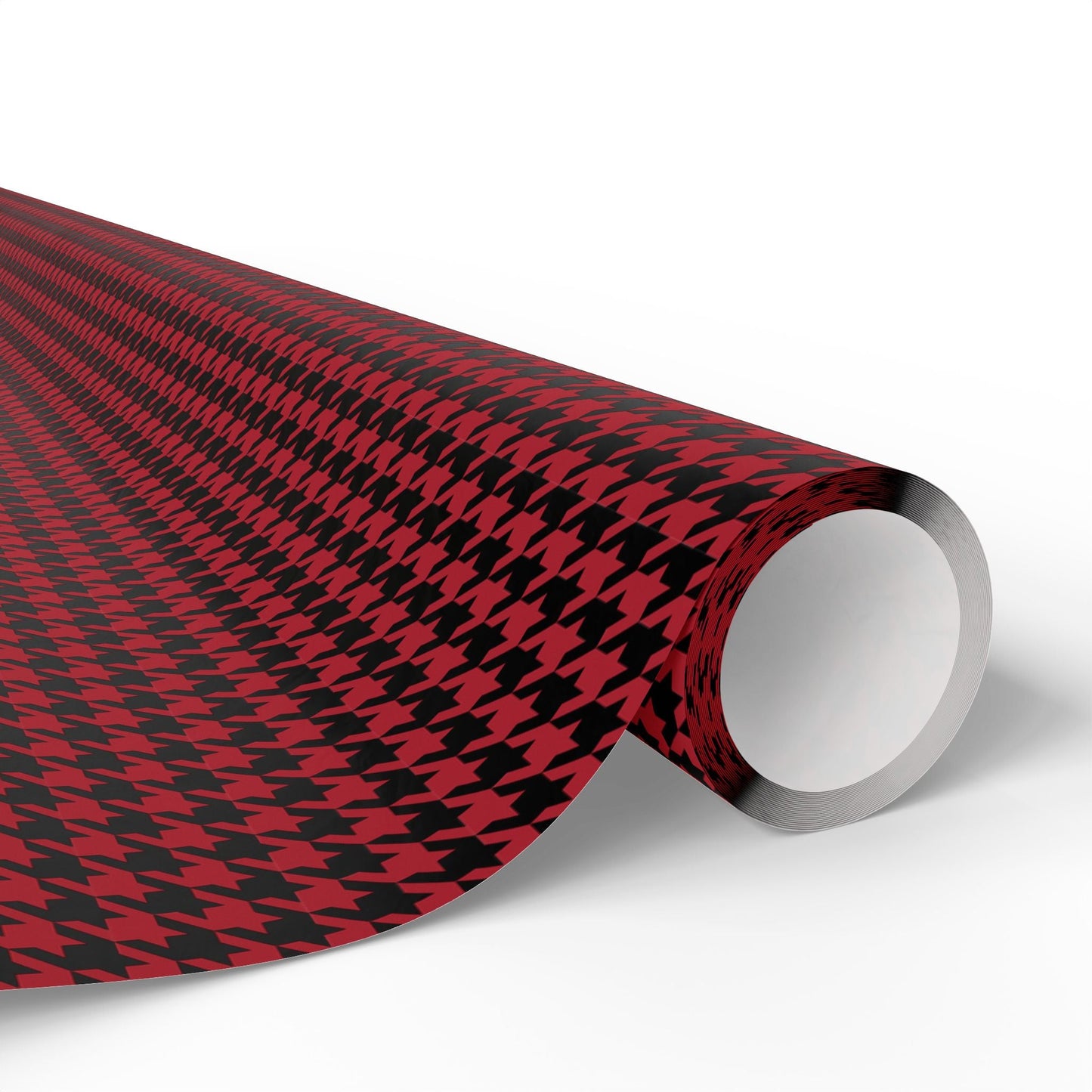 Gift Wrap | Red & Black | Houndstooth