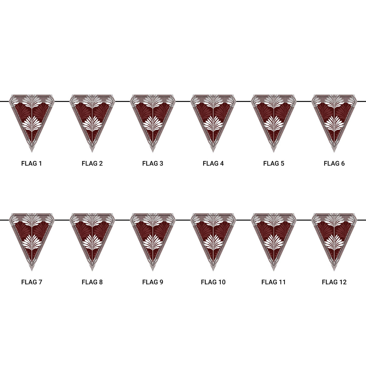 Flag Garland | College Station, Texas | Deco
