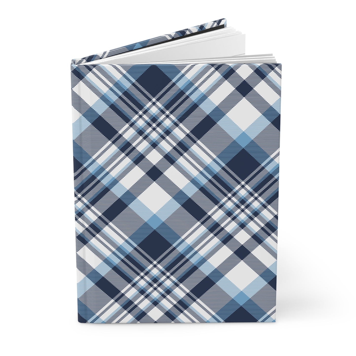 Journal | Light Blue & White | Tartan