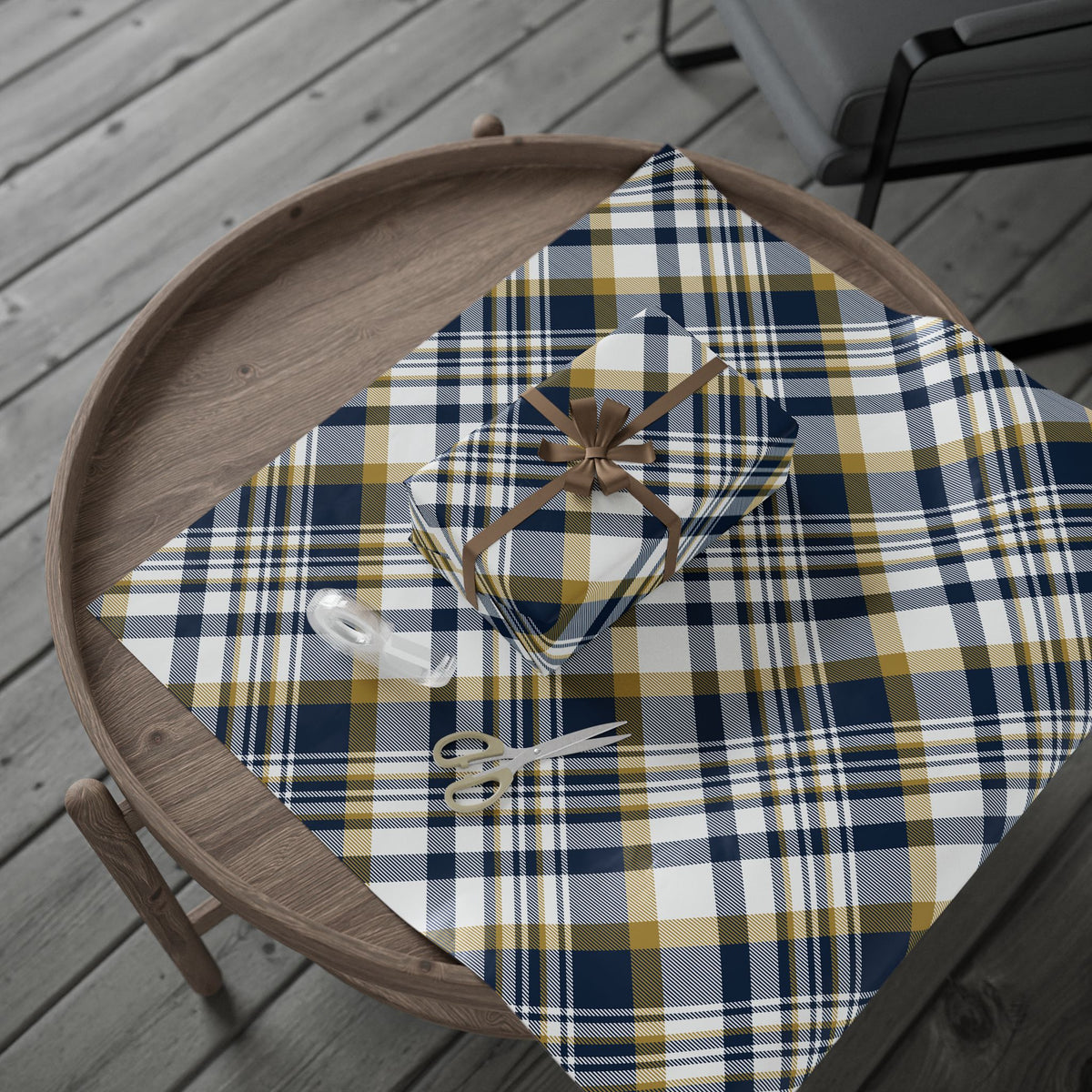 Gift Wrap | Notre Dame, Indiana | Tartan