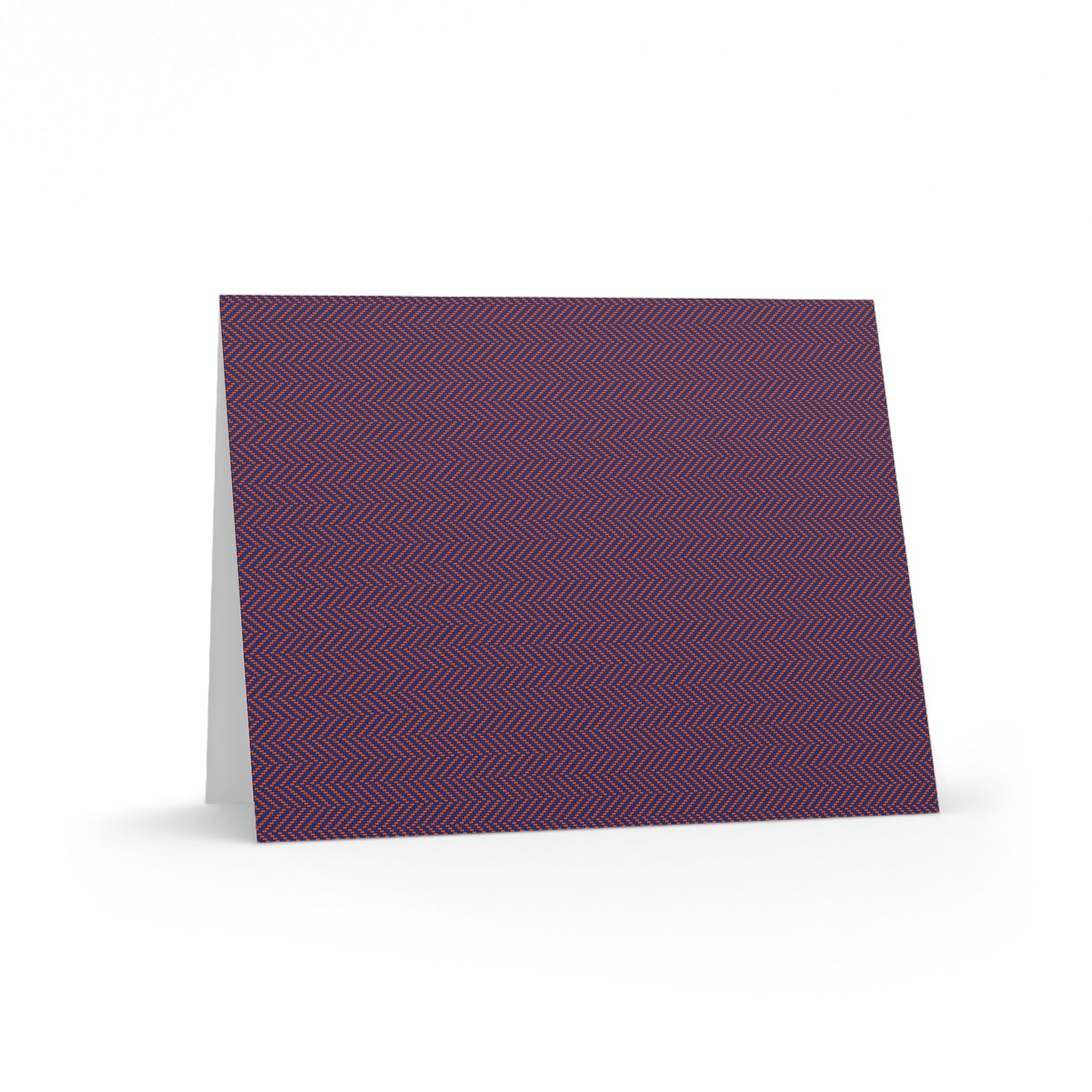 Notecards | Bright Blue & Orange | Herringbone