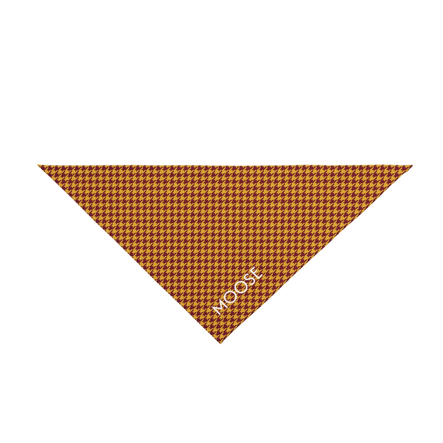 Pet Bandana- Personalized | Red & Yellow | Houndstooth