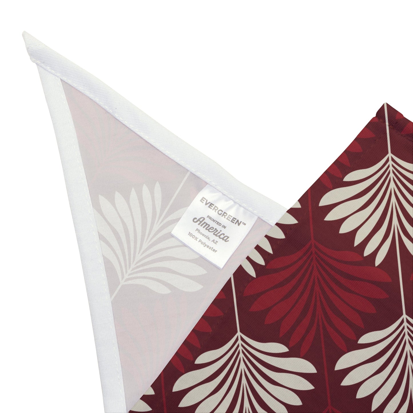 Pet Bandana | Maroon & White | Deco