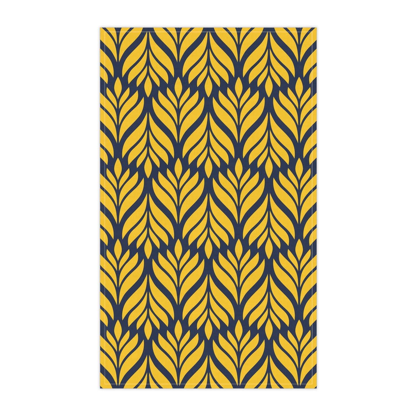 Tea Towels | Yellow & Blue | Palm