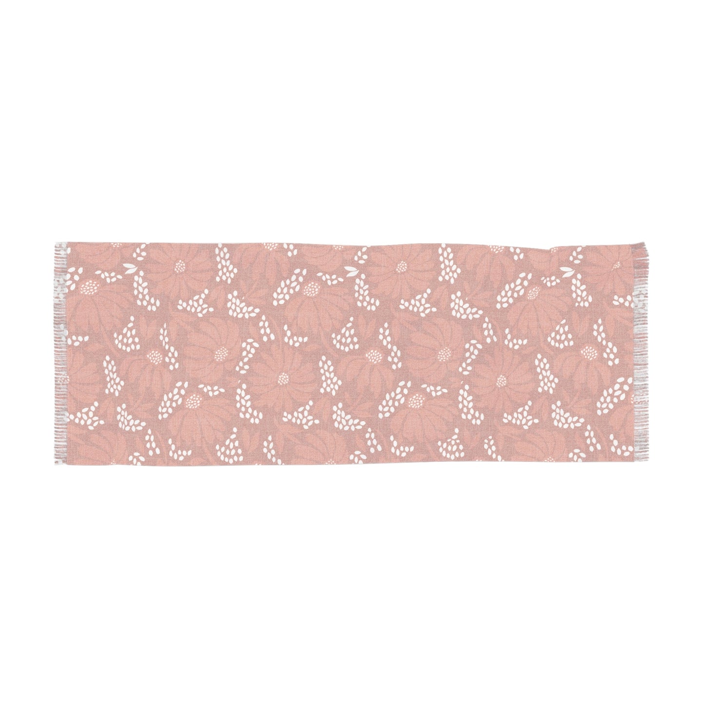 Scarf | Dark Orange & White | Bellis