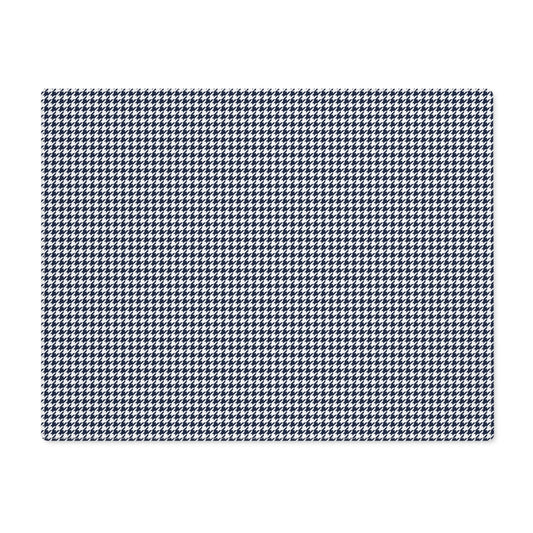 Placemat | Navy & White | Houndstooth