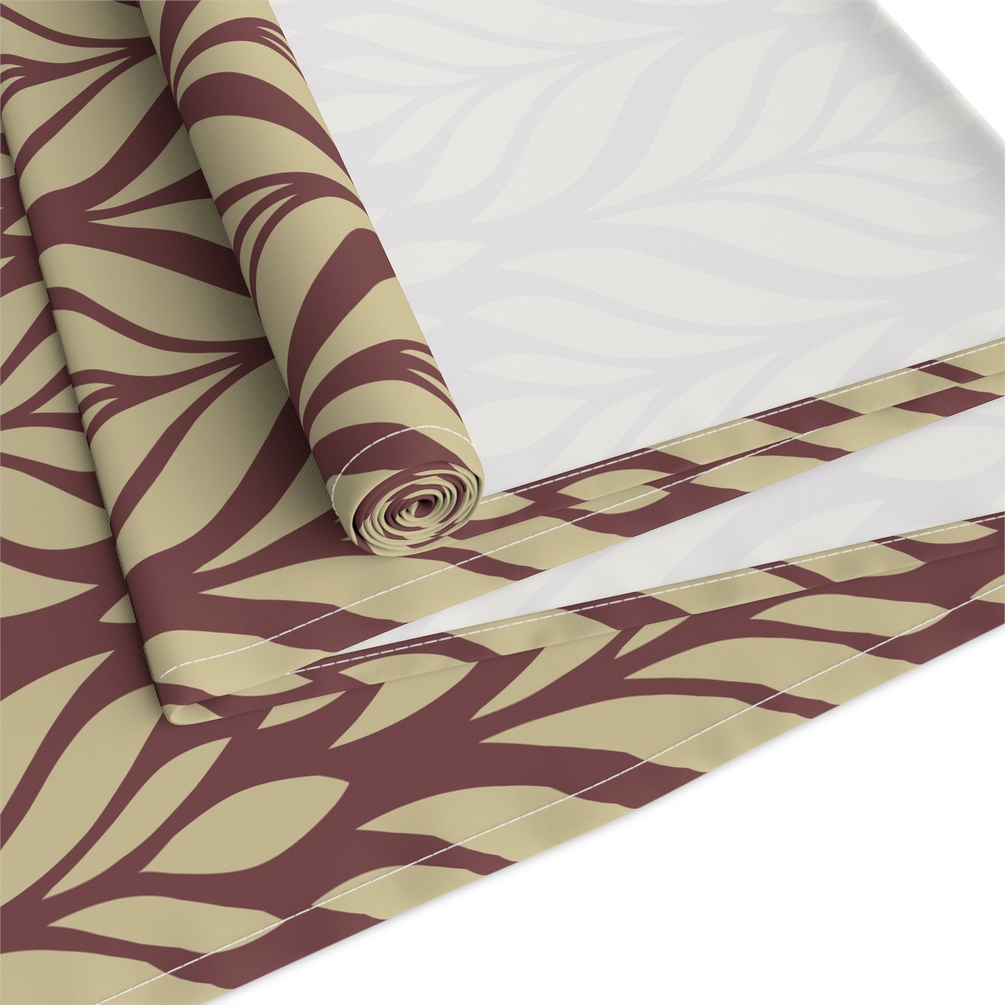 Table Runner | Maroon & Gold | Palm