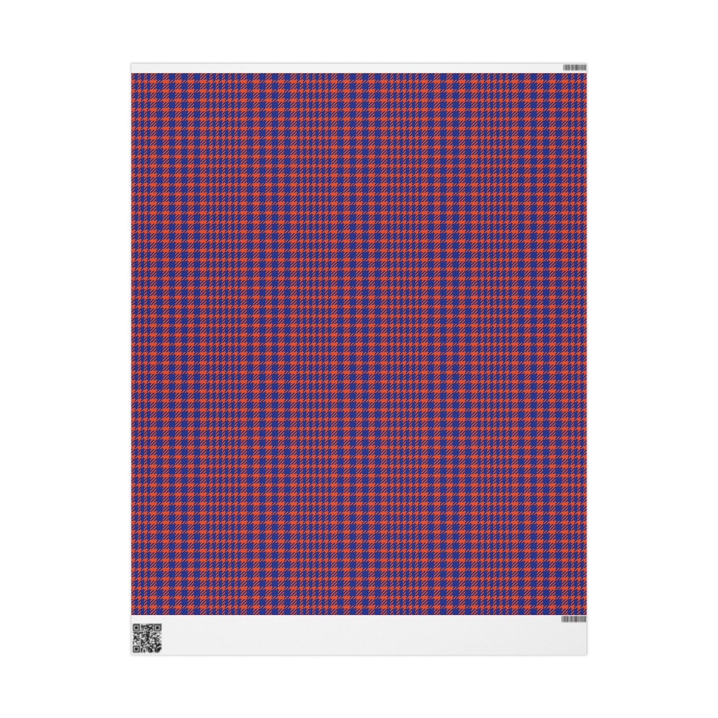 Gift Wrap | Bright Blue & Orange | Tweed