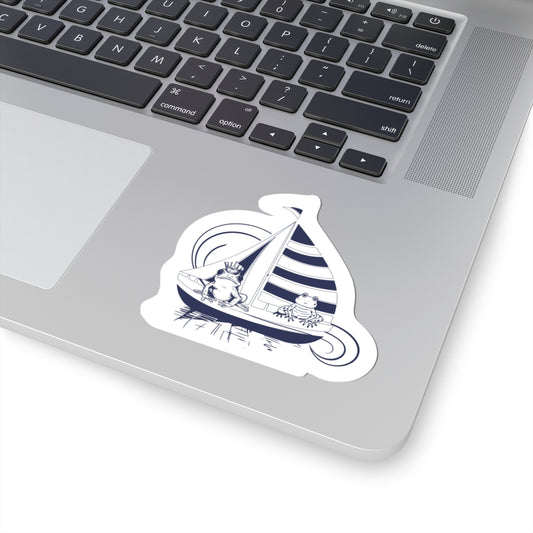 NYP Sticker | Frog Boat