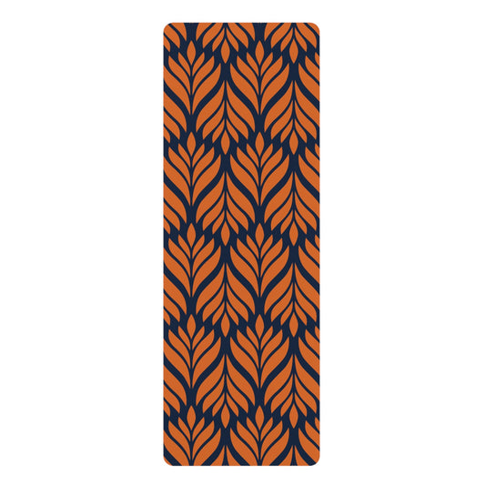 Yoga Mat | Orange & Blue | Palm