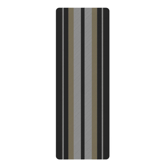 Yoga Mat | Black & Gold | Stripe