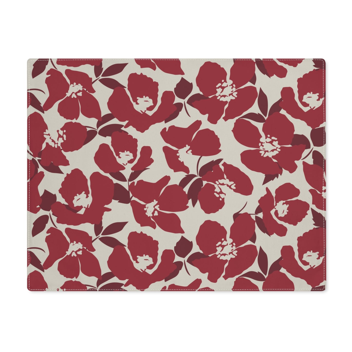 Placemat | Maroon & White | Poppy