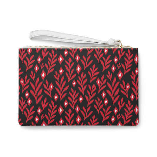 Clutch Bag | Red & Black | Laurel
