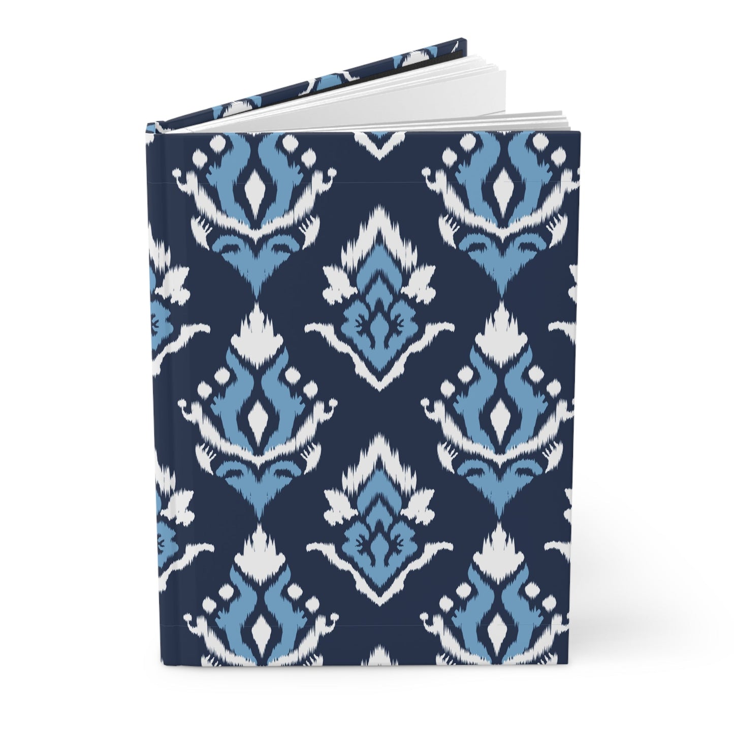 Journal | Light Blue & White | Ikat
