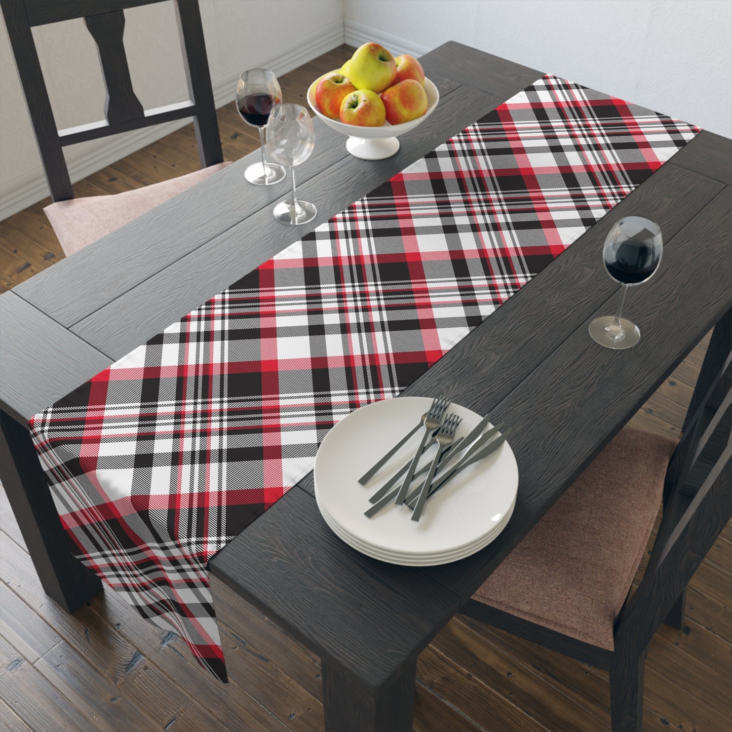 Table Runner | Raleigh, North Carolina | Tartan