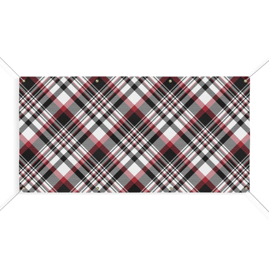 Banner | Red & Black | Tartan