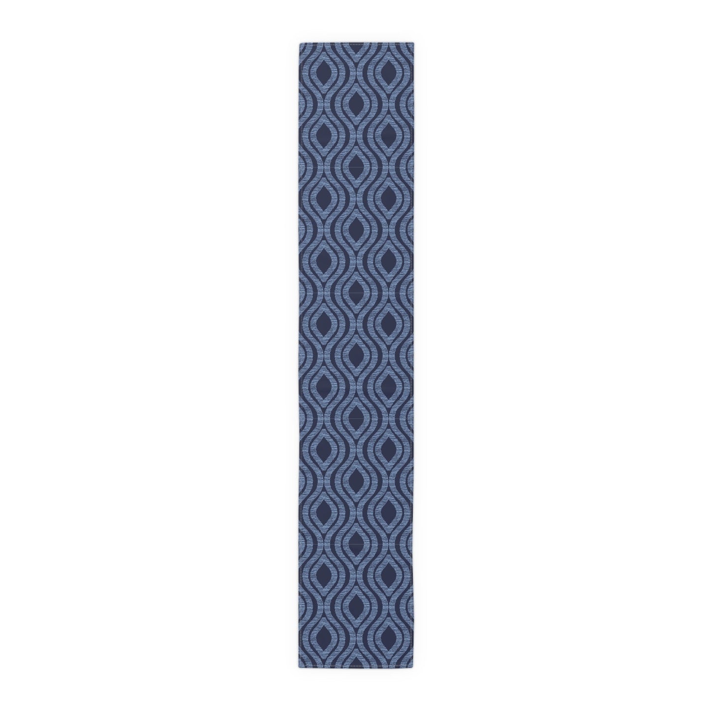 Table Runner | Light Blue & White | Ogee