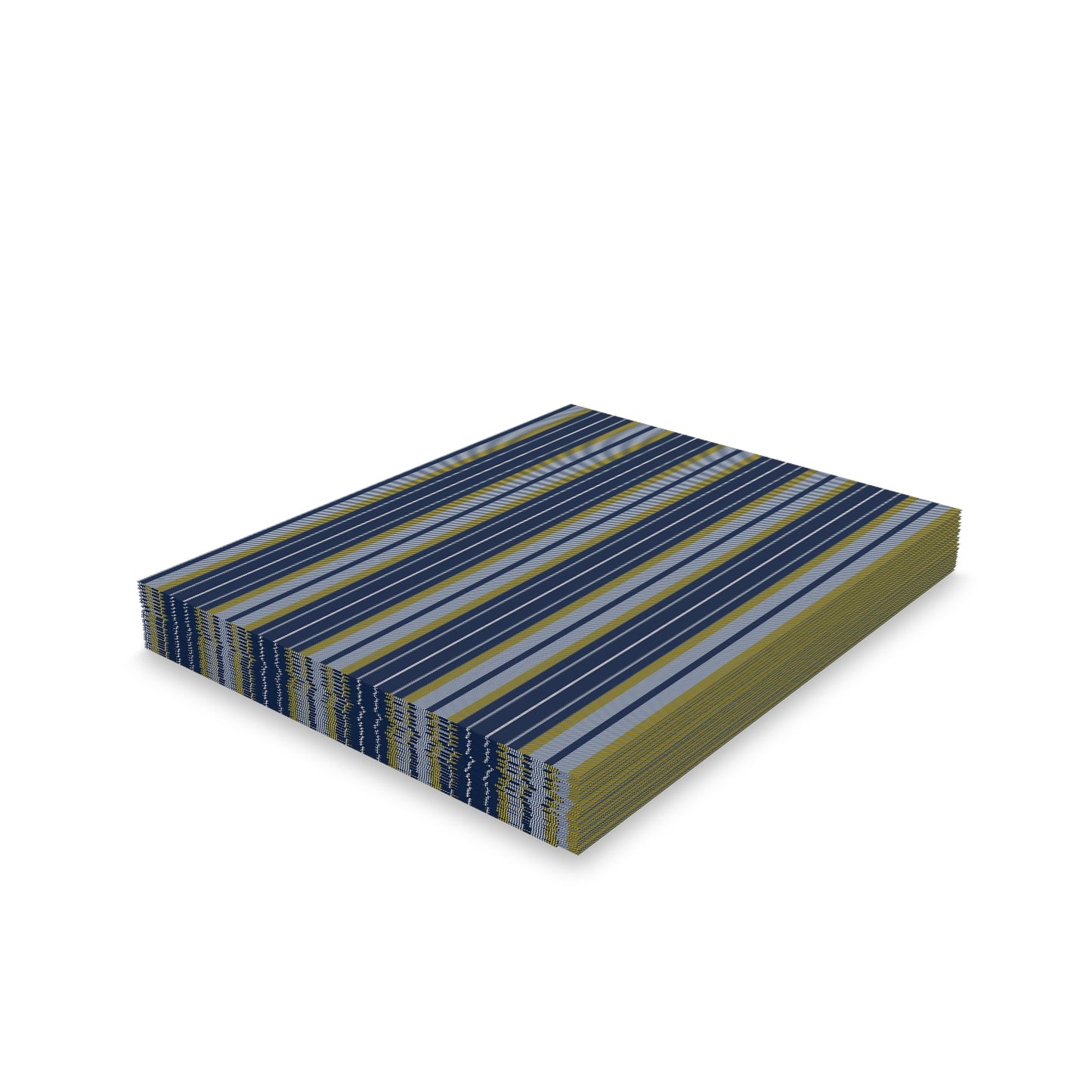 Notecards | Yellow & Blue | Stripe