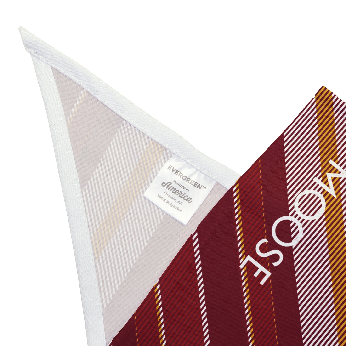 Pet Bandana- Personalized | Red & Yellow | Stripe