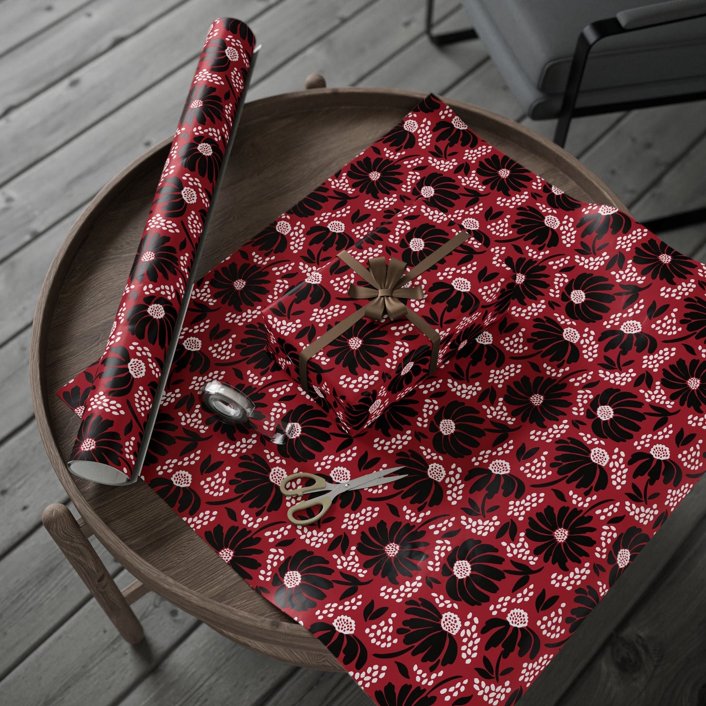 Gift Wrap | Red & Black | Bellis