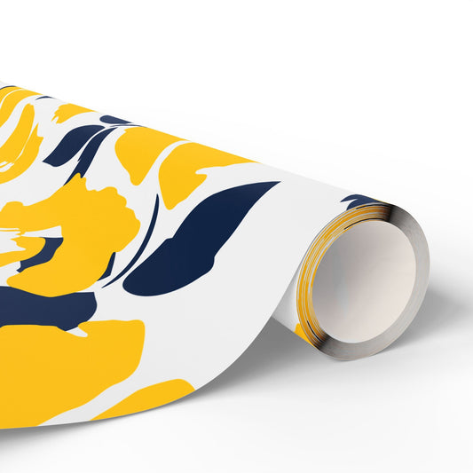 Gift Wrap | Yellow & Blue | Poppy