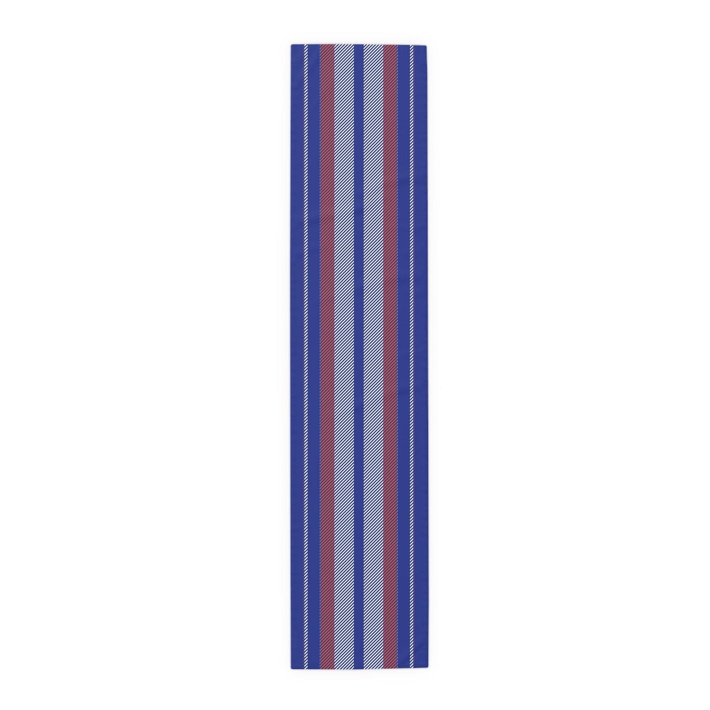 Table Runner | Bright Blue & Orange | Stripe
