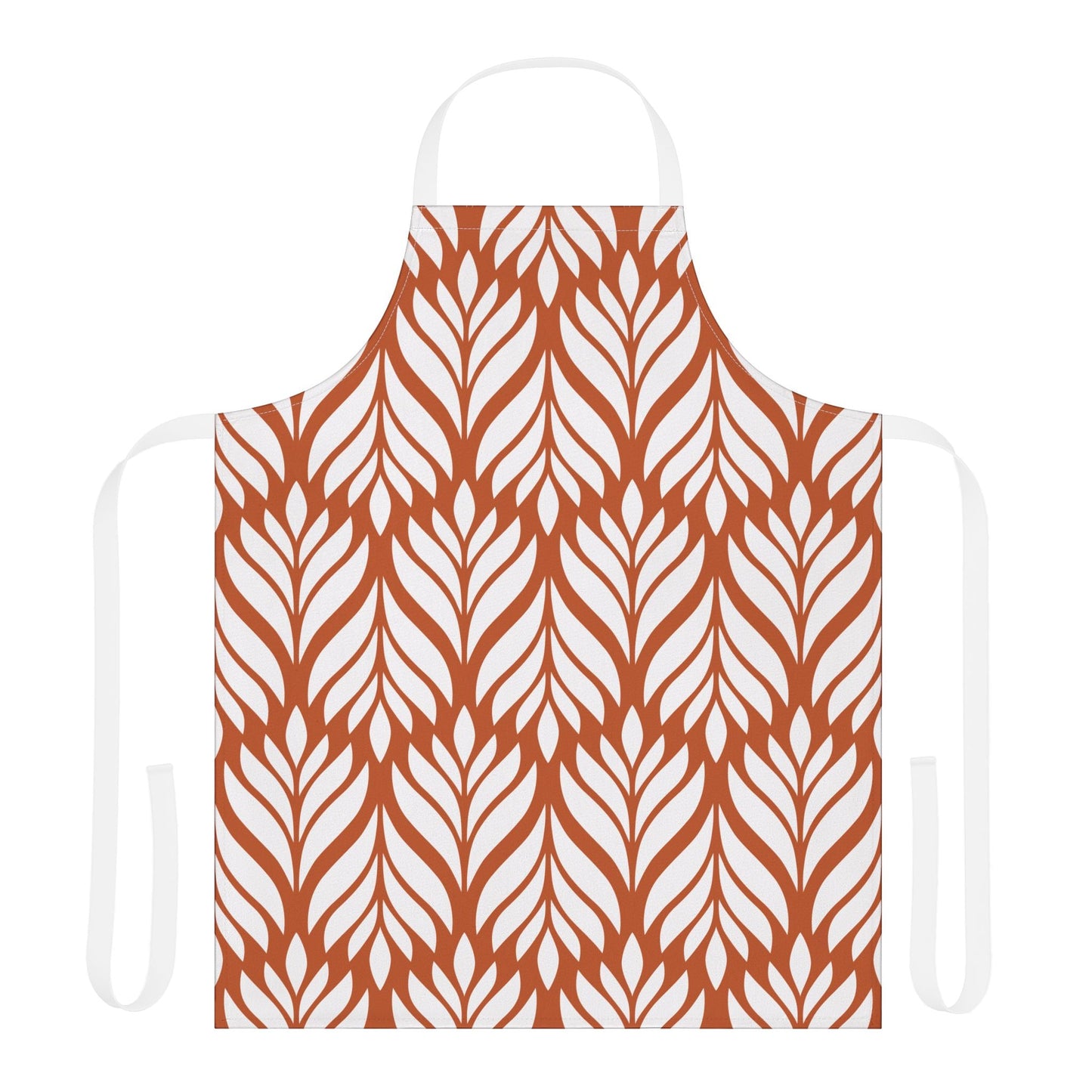 Apron | Dark Orange & White | Palm