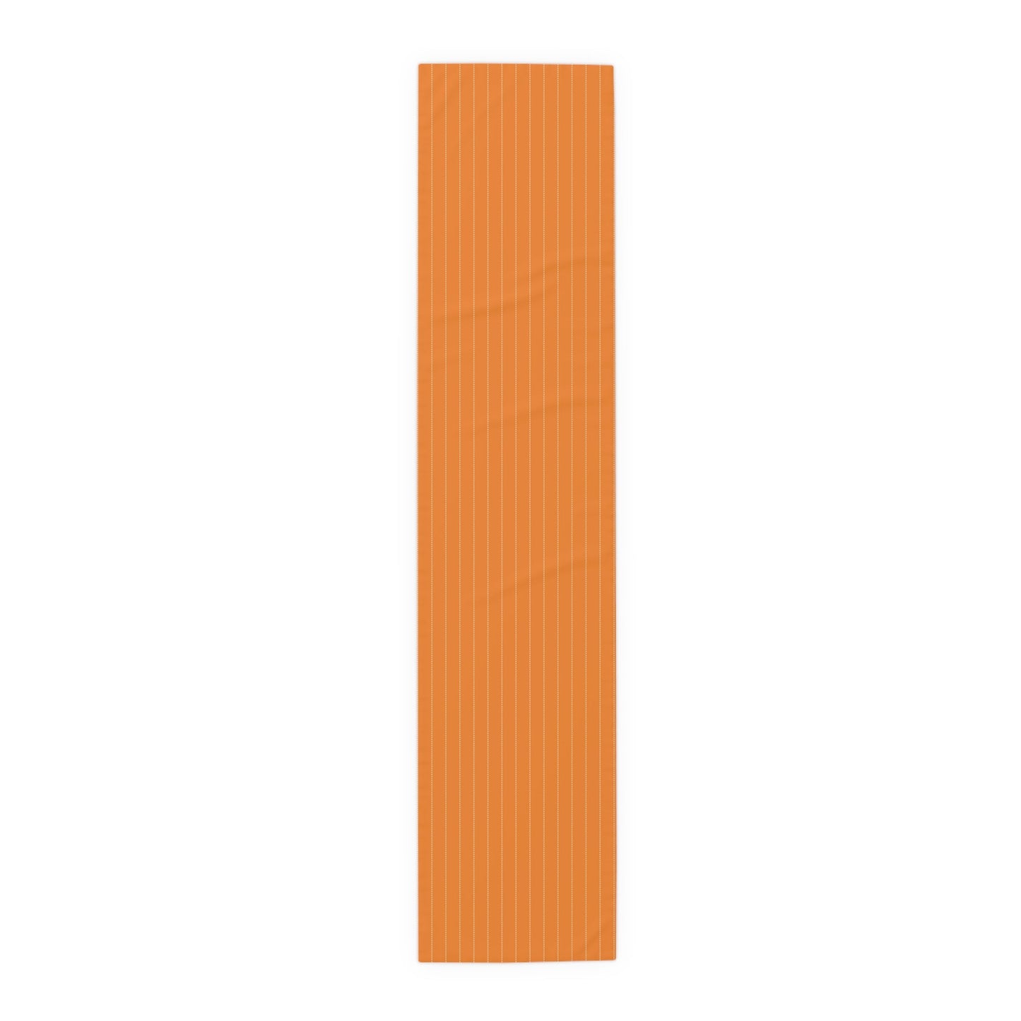 Table Runner | Orange & White | Pinstripe