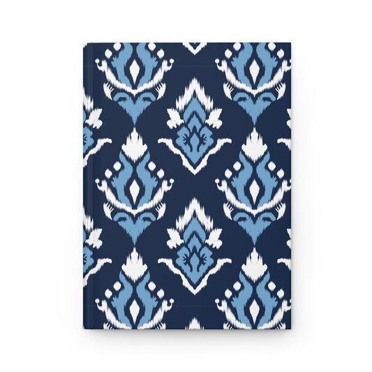 Journal | Light Blue & White | Ikat