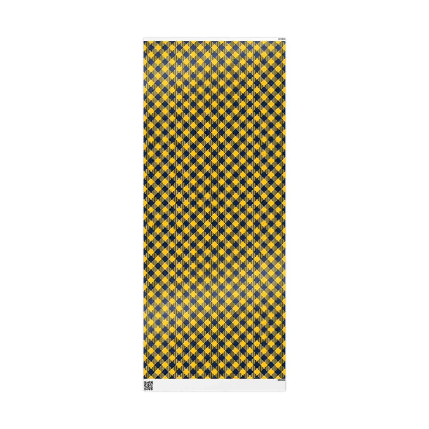 Gift Wrap | Yellow & Blue | Gingham