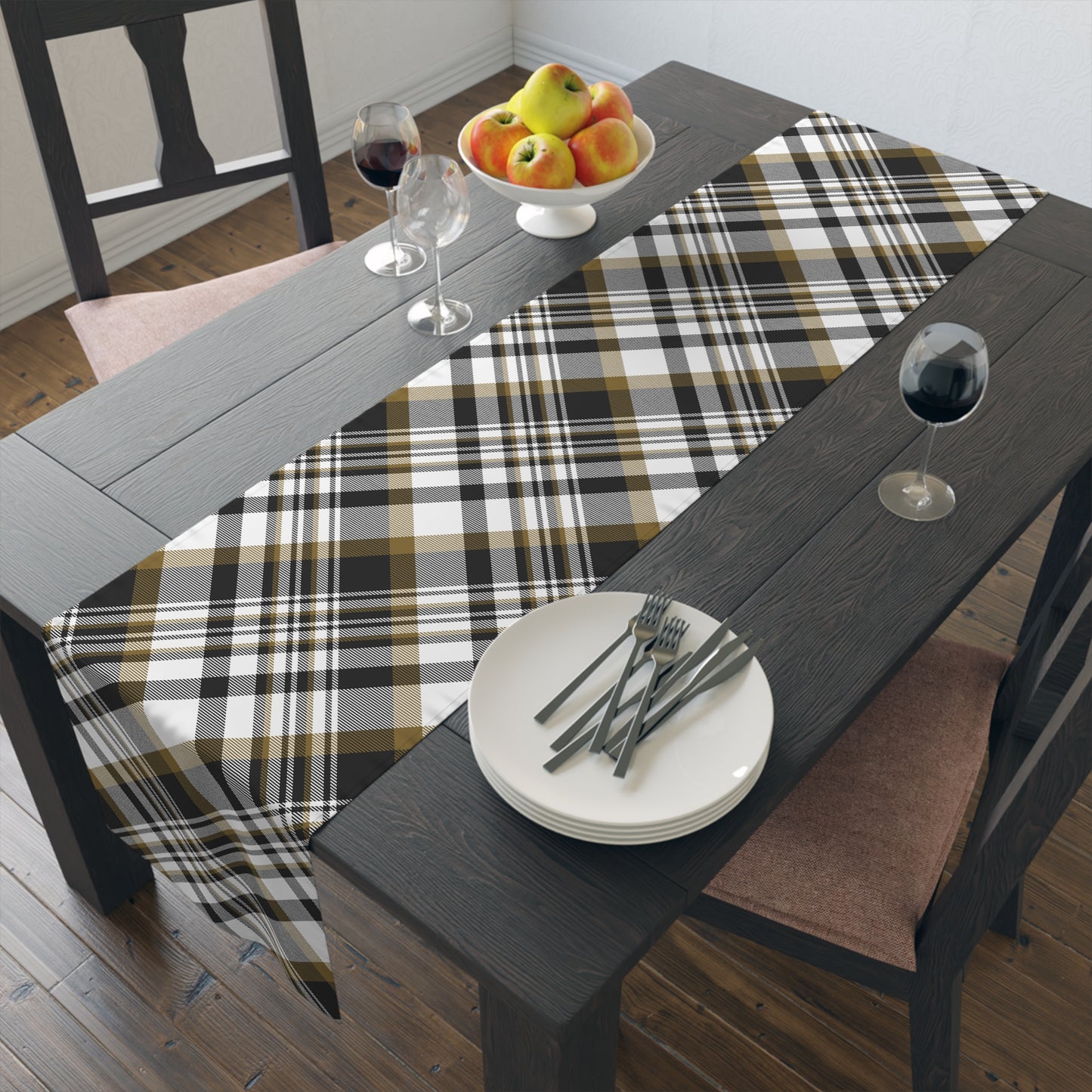 Table Runner | Winston Salem, North Carolina | Tartan
