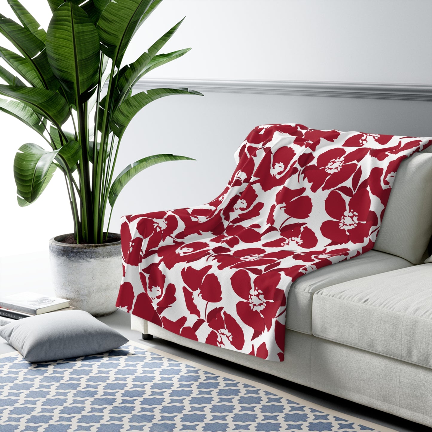 Sherpa Blanket | Bloomington, Indiana | Poppy
